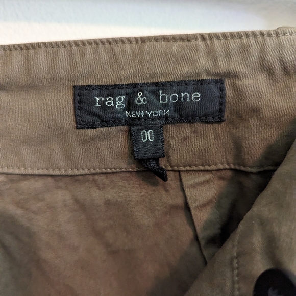 RAG & BONE Leyton cropped cotton tapered pants - Picture 3 of 4